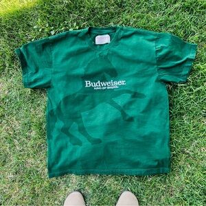 Budweiser Emerald Green Short Sleeve Tee